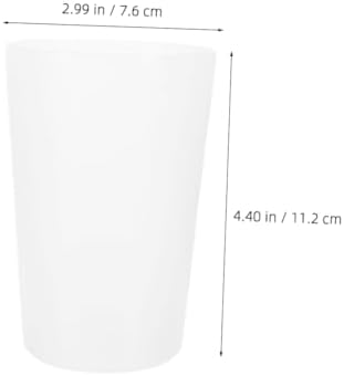Stylish 12-Pack Reusable Bathroom Cups for Home Travel