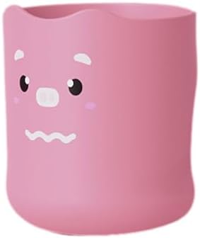 Safe Fun KSIEE Kids Toothbrush Cup Cartoon Toothpaste Holder for Children
