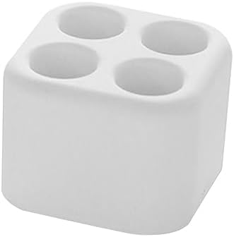 Compact White Diatomite Toothbrush Holder