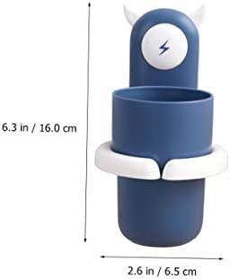 Wall-Mounted Toothbrush Cup Holder for Sanitaire Pp Material Easy to Install