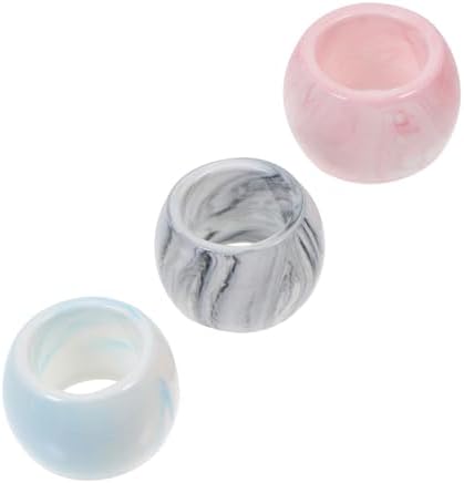 Healifty 3-Piece Ceramic Electric Toothbrush Holder Pack for Bathrooms