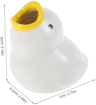 Bestyash Cute Ceramic Cartoon Duck Toothbrush Holder Bathroom Organizer