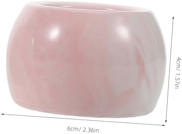 Sturdy Marble Pattern Toothbrush Holders for Kids Portable Bathroom Organizer