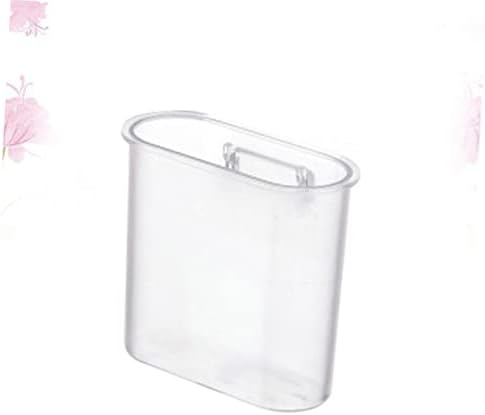 Hoement Transparent White Toothbrush Storage Shelf