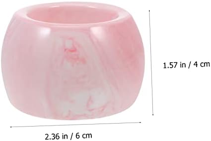 3Pcs Ceramic Electric Toothbrush Holder Marbling Design for Bathroom