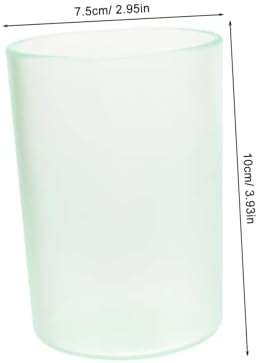 IWOWHERO Transparent Toothbrush Cup for Adults