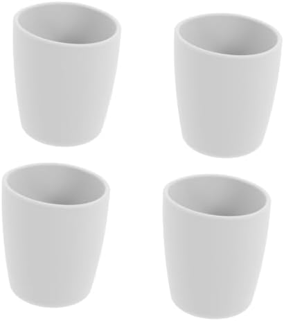 4-Piece SilicaNoesable Toothbrush Cup Set for Boys and Girls