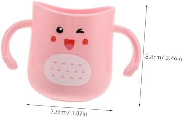 ORFOFE Child-Sized Toothbrush Mug with Dinosaur Design