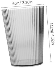 Zerodeko 2pcs Clear Toothbrush Cup Holder