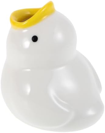 Bestyash Cute Ceramic Cartoon Duck Toothbrush Holder Bathroom Organizer