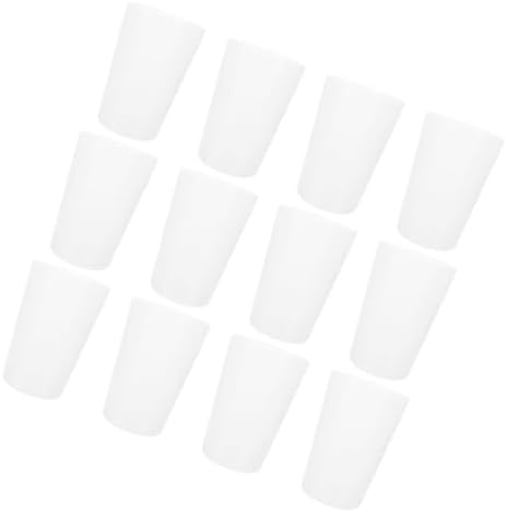 Stylish 12-Pack Reusable Bathroom Cups for Home Travel