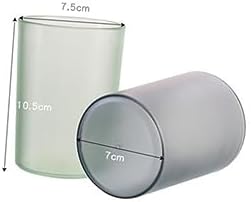 Sturdy Transparent Toothbrush Cup for Adults