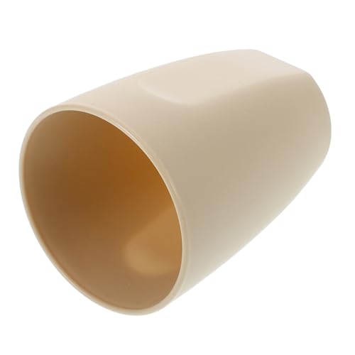 Sturdy Beige Toothbrush Tumbler