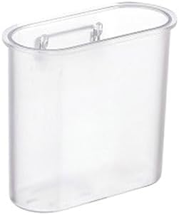 Hoement Transparent White Toothbrush Storage Shelf