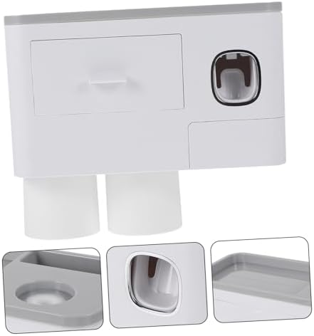Stylish Wall-Mounted Toothbrush Holder with Storage Case for EasyOrganization