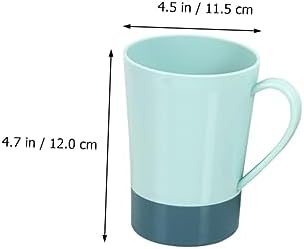 WESIEVYA 4pcs Bathroom Mug Toothbrush Holder