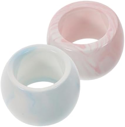 Sturdy Marble Pattern Toothbrush Holders for Kids Portable Bathroom Organizer