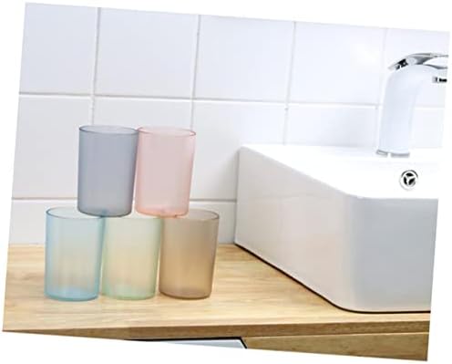 Sturdy Transparent Toothbrush Cup for Adults