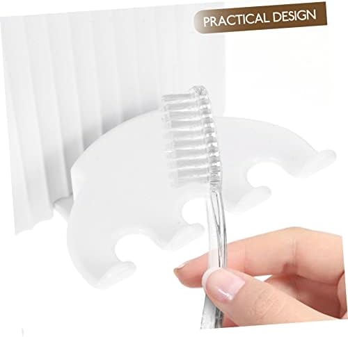 Space-Saving Wall-Mounted Toothbrush Holder Set