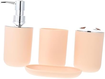 VOSAREA 1Set Plastic Bathroom Storage Tray Gargle Cup Toothbrush Holder