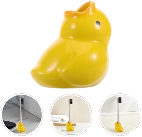 Cute Ceramic Toothbrush Holder for Kids TOVINANNA