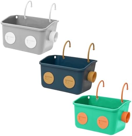 Simple Hanging Organizer Wicker Basket for Shower Use Durable Easy to Clean