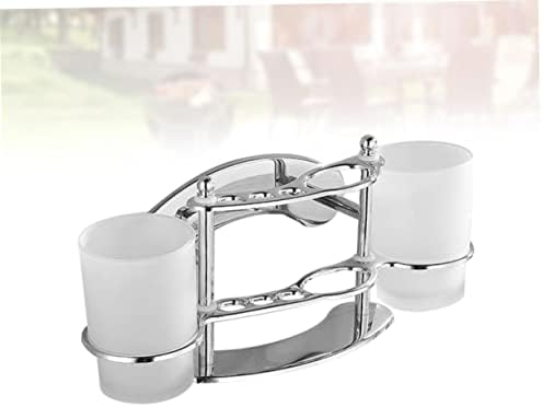 Stainless Steel Wall-Mounted Toothbrush Holder for Bathroom