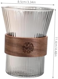 Elegant Glass Toothbrush Mouthwash Cup