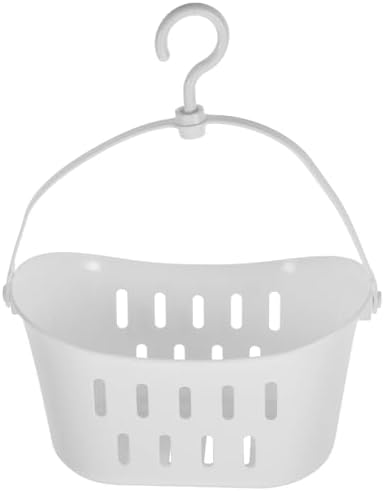 Mikinona Small Plastic Hanging Basket for Organizing Bathroom Kitchen Supplies