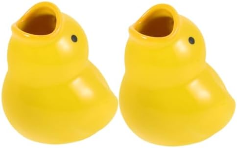 Cute 2-Pack Cartoon Ceramic Toothbrush Holder