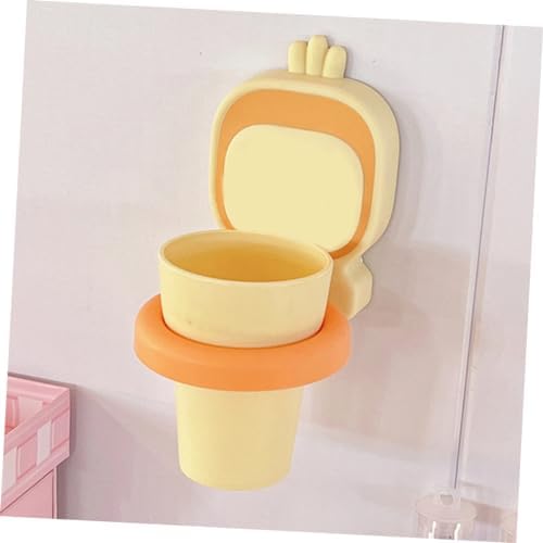 Non-Breakable Wall-Mounted Toothbrush Holder for Boys and Girls