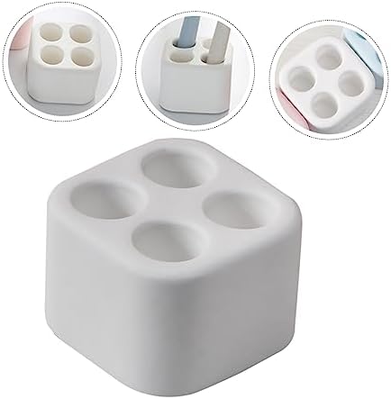 Durable White Mini Diatomite Toothbrush Stand