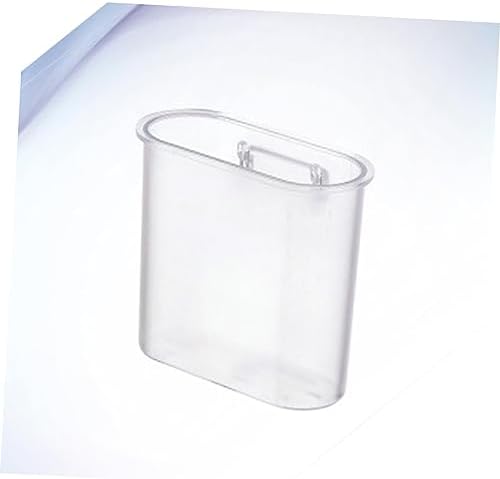 Hoement Transparent White Toothbrush Storage Shelf