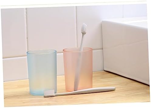 Elegant Transparent Toothbrush Cup for Adults and Kids