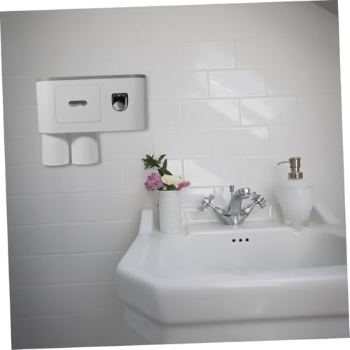 Wall-Mounted Toothpaste Dispenser for Efficient Use