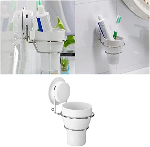 Suction Cup Toothbrush Holder for Bathroom