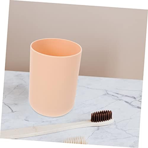 VOSAREA 1Set Plastic Bathroom Storage Tray Gargle Cup Toothbrush Holder