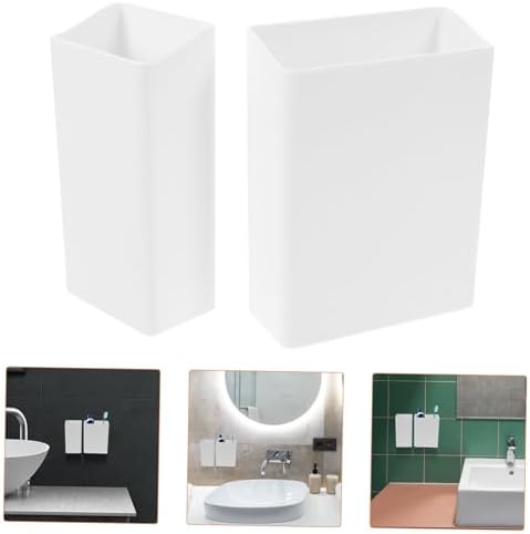 2-Piece Wall-Mounted Toothbrush Holders