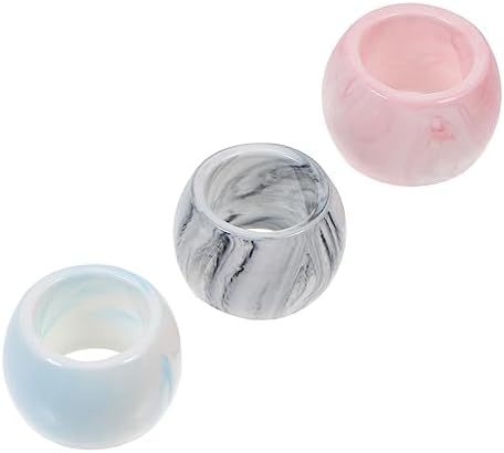 3Pc Marbling Electric Toothbrush Compact Holder