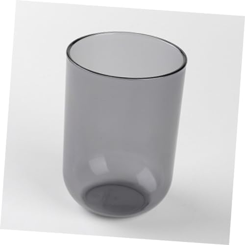 COOLHIYA 2-Piece Transparent Toothbrush Cups Multi-Functional Gargle Mugs for Adults