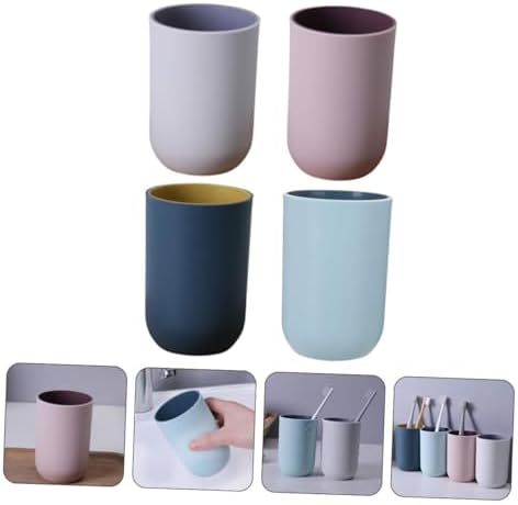 DECHOUS Eco-Friendly Toothbrush Holder for Couples Kids Portable Stylish Design