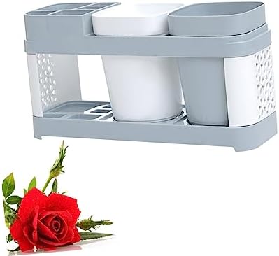 Cup Holder - Toothbrush Mouthwash Container Organizer