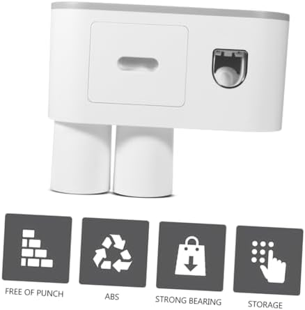 Wall-Mounted Toothpaste Dispenser for Efficient Use
