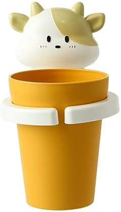VOSAREA Cartoon Gargle Cup Wall Mounted Toothbrush Holder