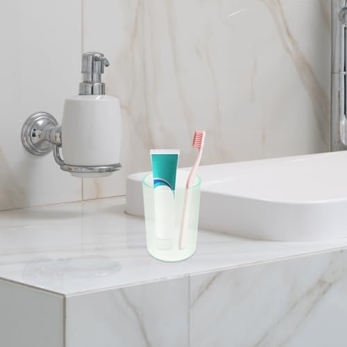 Comfort Design LIFKICH Transparent Toothbrush Cup Gargle Mug for Adults