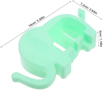 Cabilock Cuddly Elephant Toothbrush Holder Wall-Mounted for Boys Girls