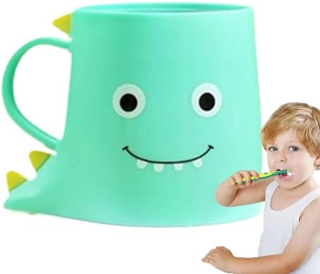 Cartoon Bathroom Toothbrush Mugs 4PCS Cartoon Toothbrush Mugs