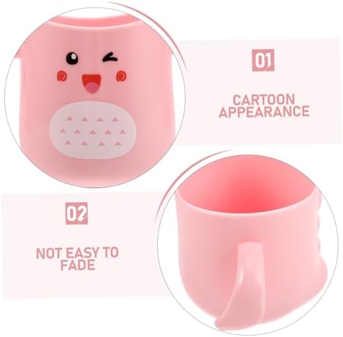 Abaodam Toothbrush Cup Cute Cartoon Design - Perfect for Boys Girls