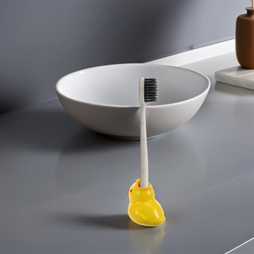 Cute Ceramic Toothbrush Holder for Kids TOVINANNA
