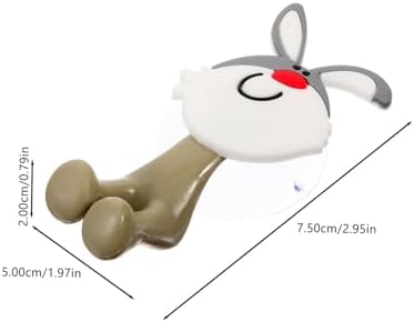 Ciieeo Cute Rabbit Toothbrush Holder Suction Cup Rack for Kids